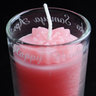 キャンドル　ピンク