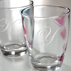 ハートグラスタンブラー