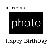 写真と文字(プラス1500円)