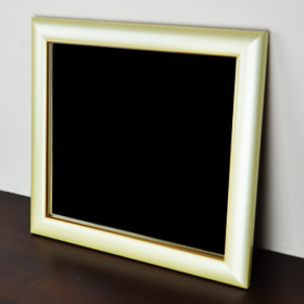 ミラー　フレーム　小　イエローパール