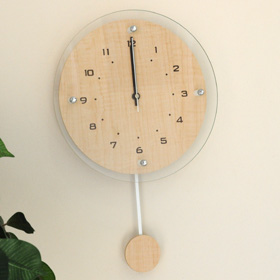 電波時計アンティール　ナチュラル