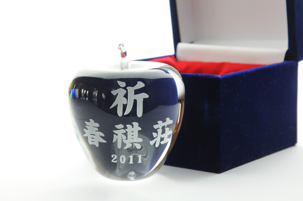 ペーパーウェイト　アップル イメージ