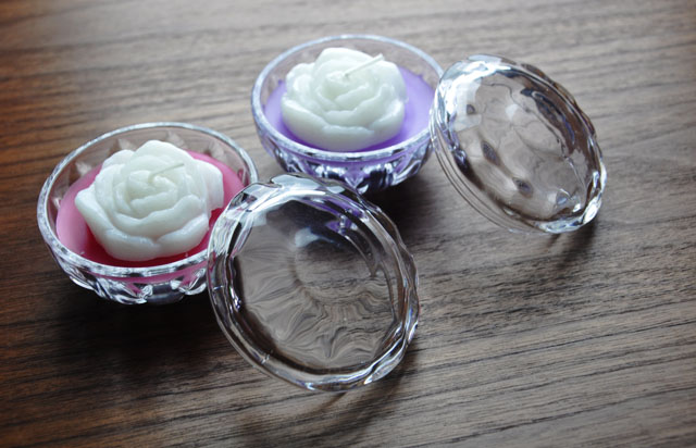 アクセサリー入れ　ローズキャンドル イメージ