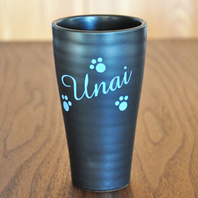 陶器　タンブラー　ブラック