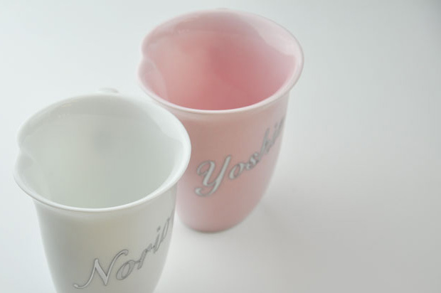 陶器　ハートマグ　ペア　イメージ