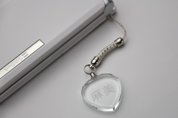 アクセサリー　ハートストラップ　イメージ